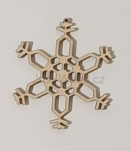 Dřevěná vánoční ozdoba (8 cm)