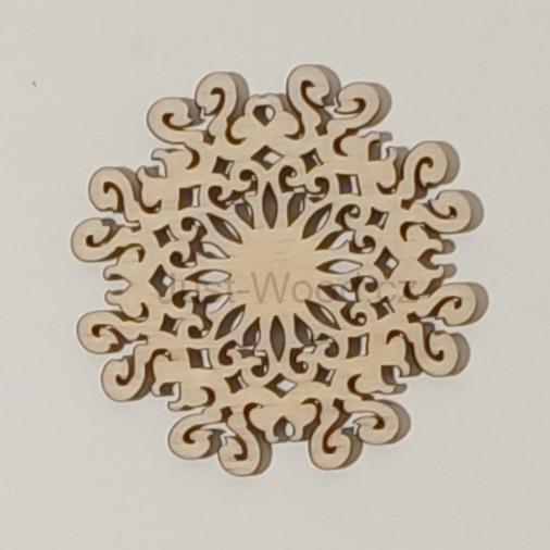 Dřevěná vánoční ozdoba (8 cm)