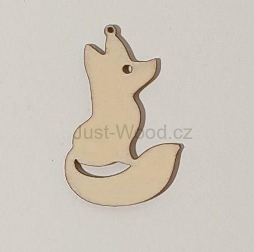 Dřevěná vánoční ozdoba (8 cm)