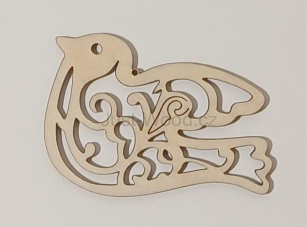 Dřevěná vánoční ozdoba (8 cm)