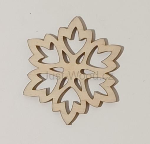 Dřevěná vánoční ozdoba (8 cm)