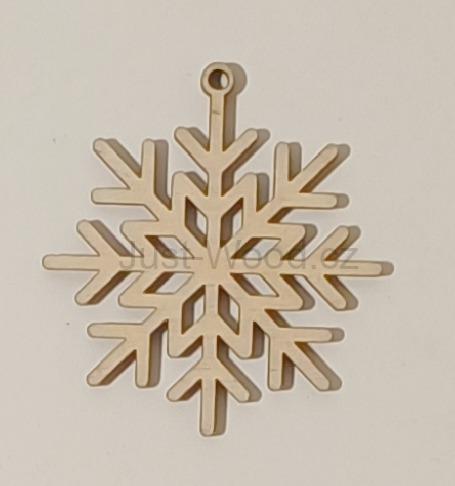 Dřevěná vánoční ozdoba (8 cm)
