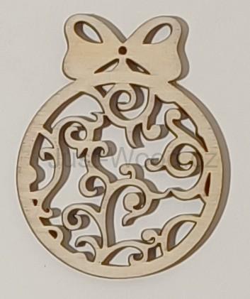 Dřevěná vánoční ozdoba (8 cm)