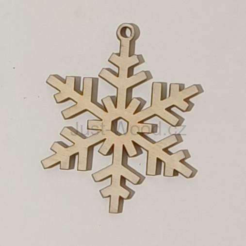 Dřevěná vánoční ozdoba (8 cm)