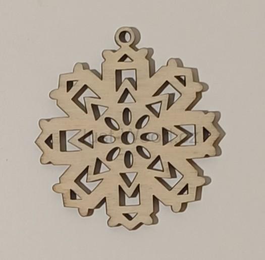 Dřevěná vánoční ozdoba (8 cm)