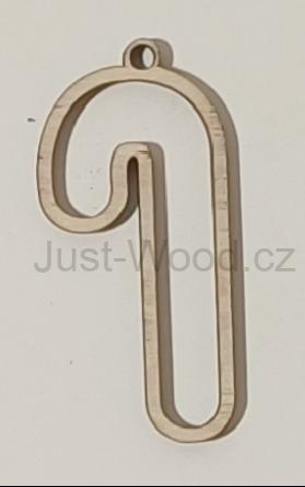 Dřevěná vánoční ozdoba (8 cm)