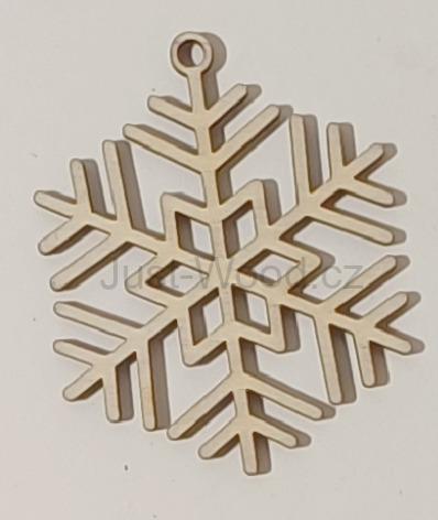 Dřevěná vánoční ozdoba (8 cm)