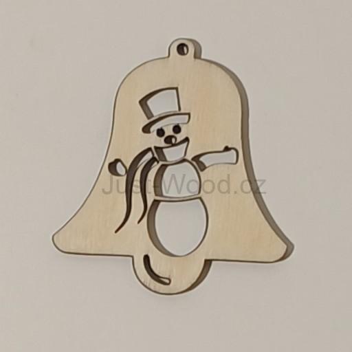 Dřevěná vánoční ozdoba (8 cm)