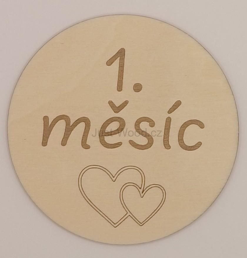 Milníková kartička - 1. měsíc