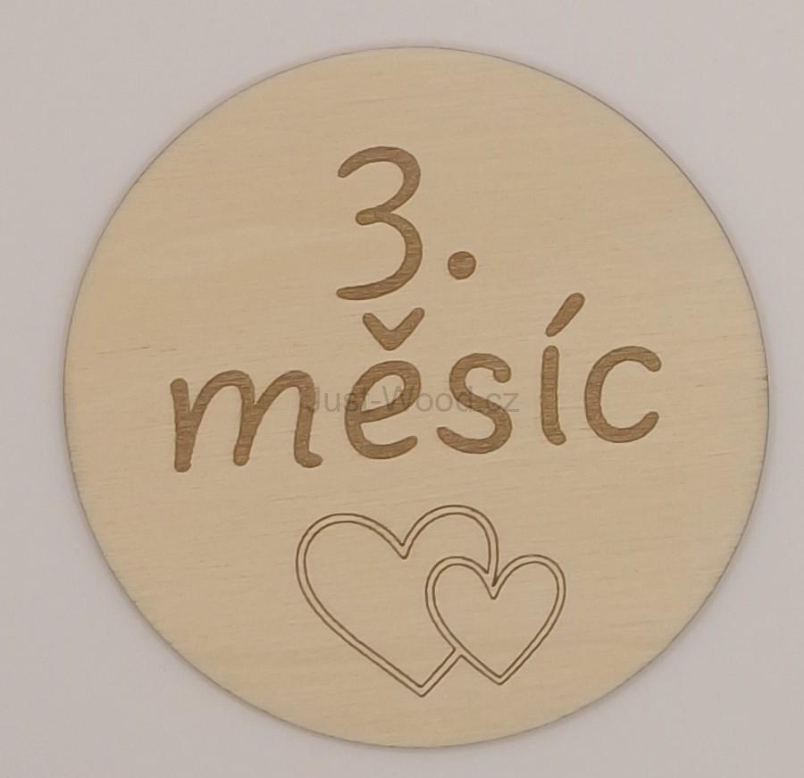 Milníková kartička - 3. měsíc
