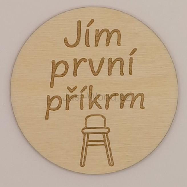 Milníková kartička - jím první příkrm