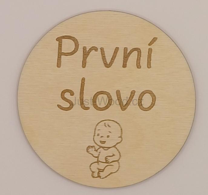 Milníková kartička - první slovo