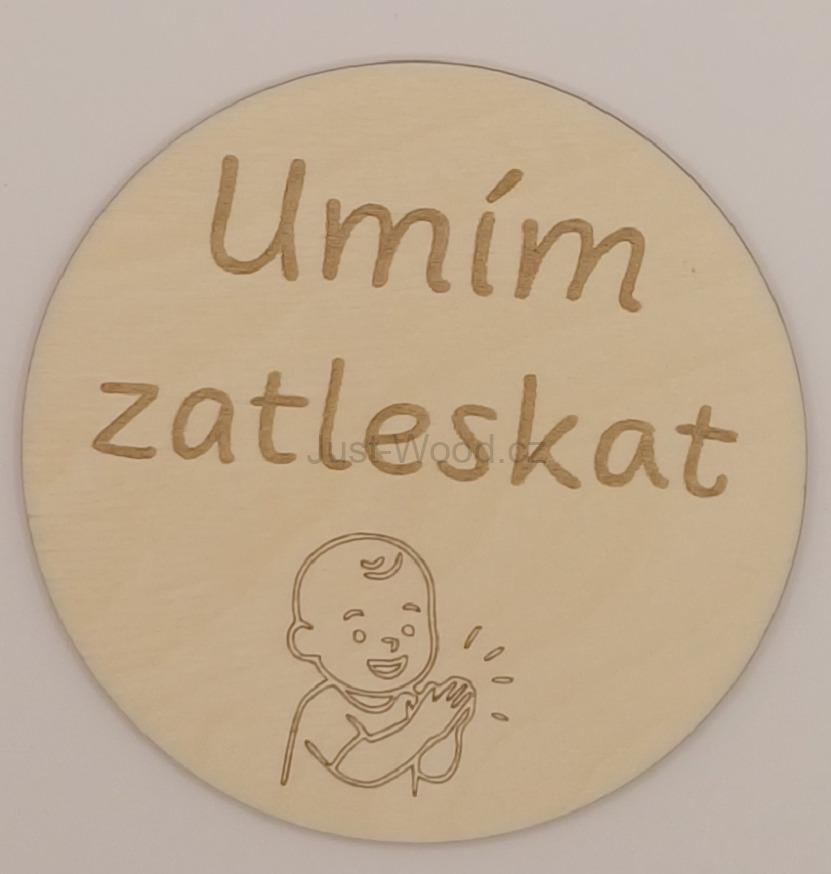 Milníková kartička - umím zatleskat