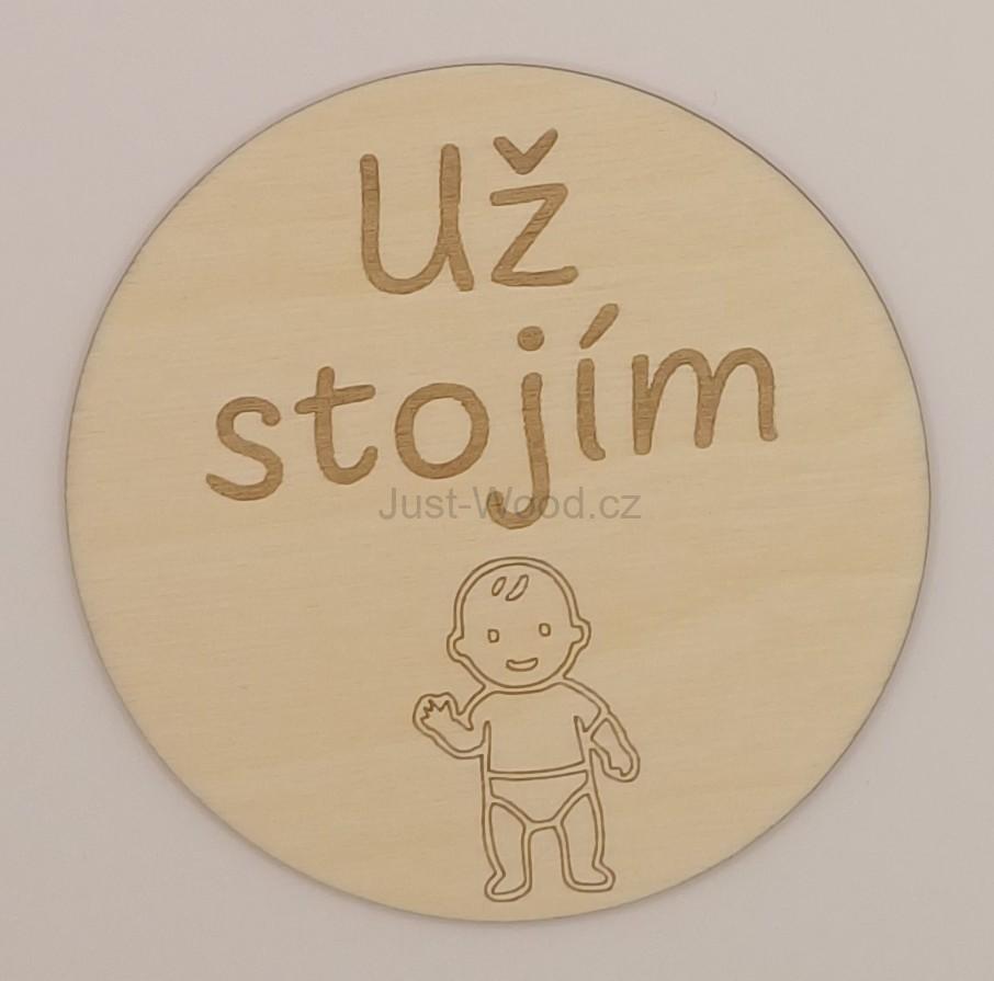 Milníková kartička - už stojím