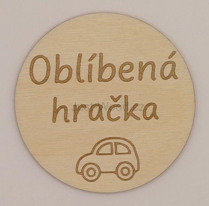 Milníková kartička - oblíbená hračka