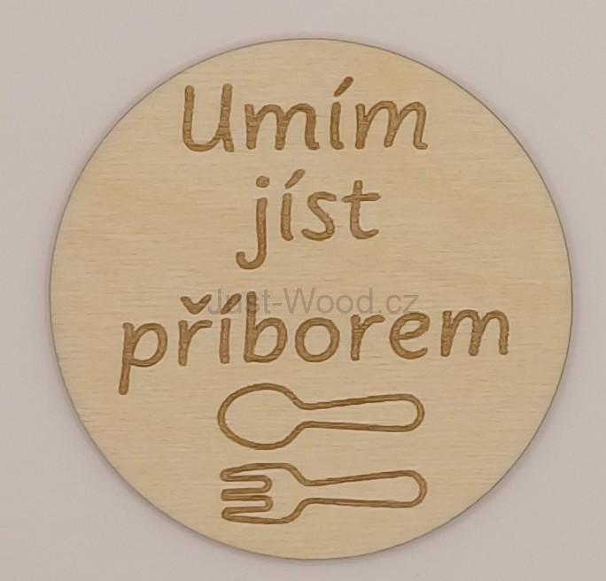 Milníková kartička - umím jíst příborem