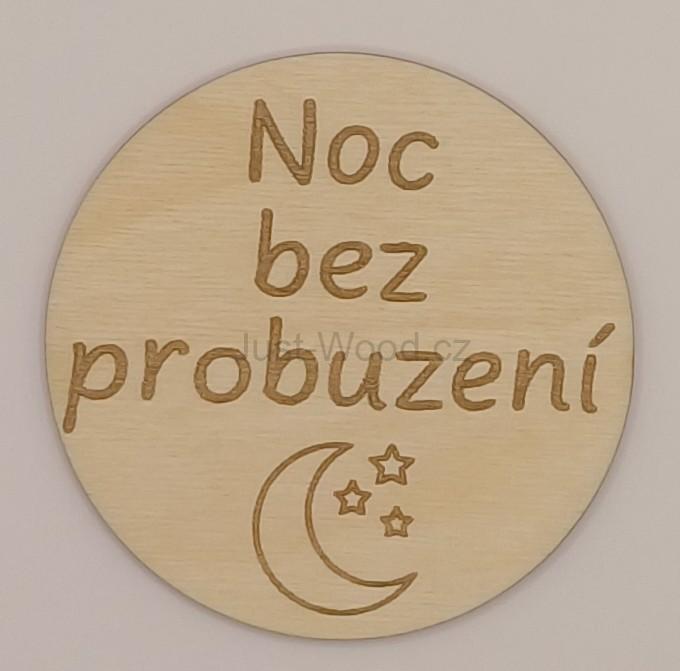 Milníková kartička - noc bez probuzení