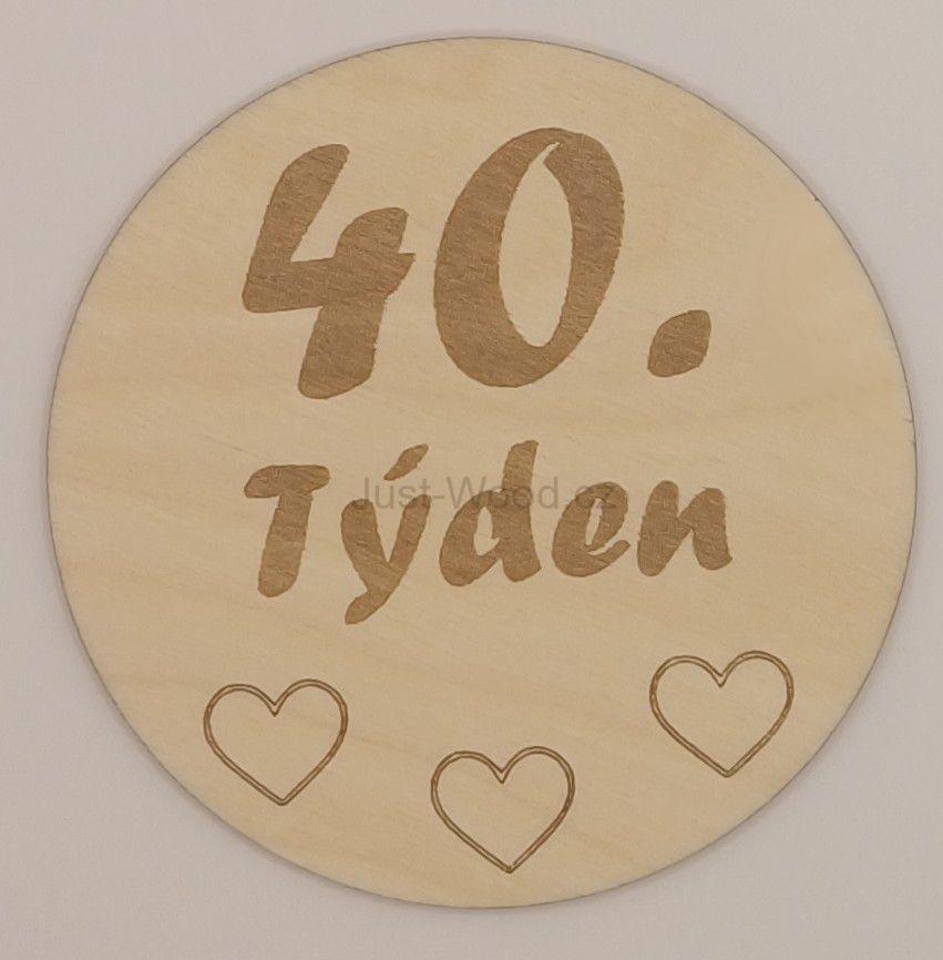 Milníková kartička - 40. týden
