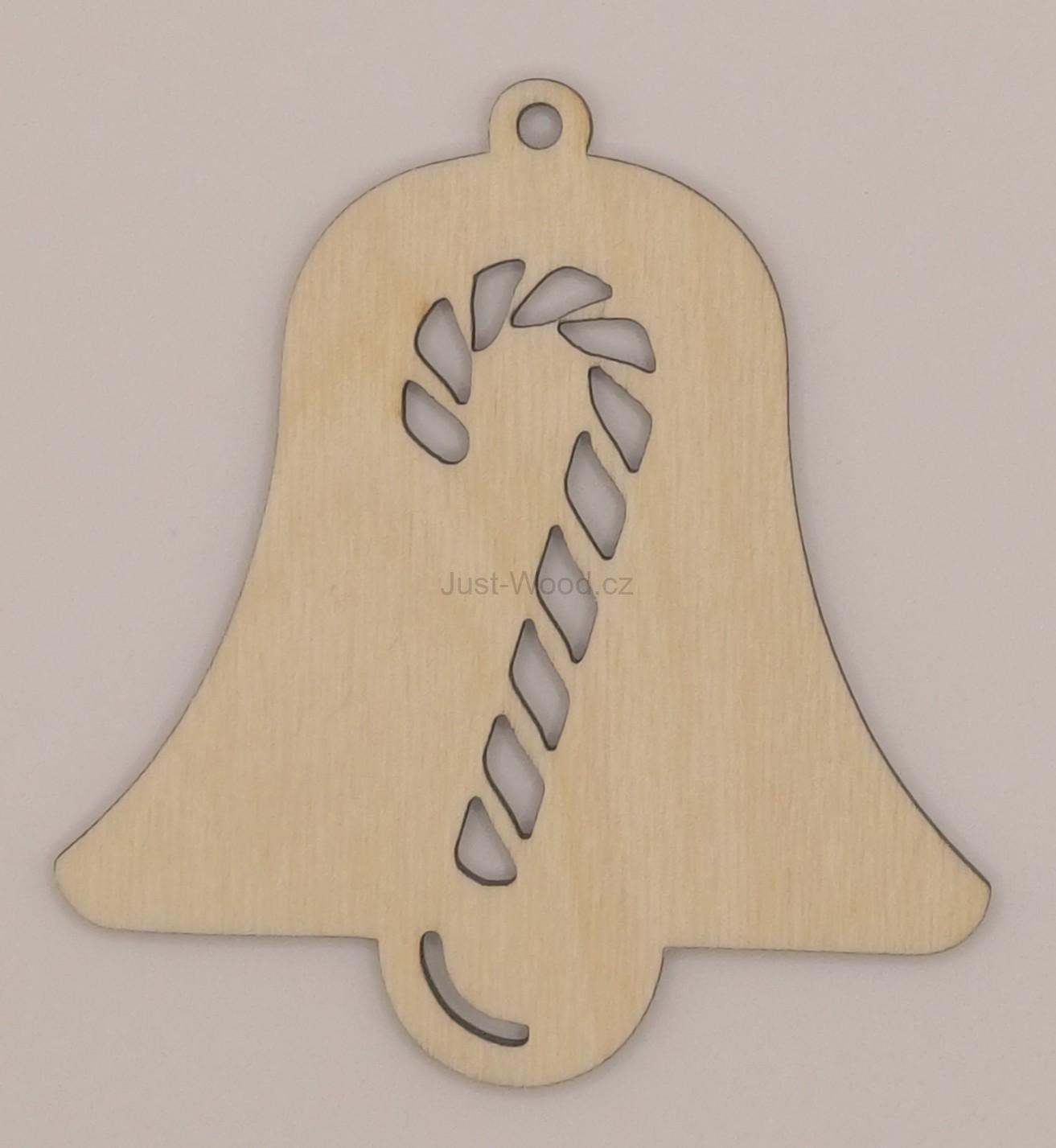 Dřevěná vánoční ozdoba (10 cm)