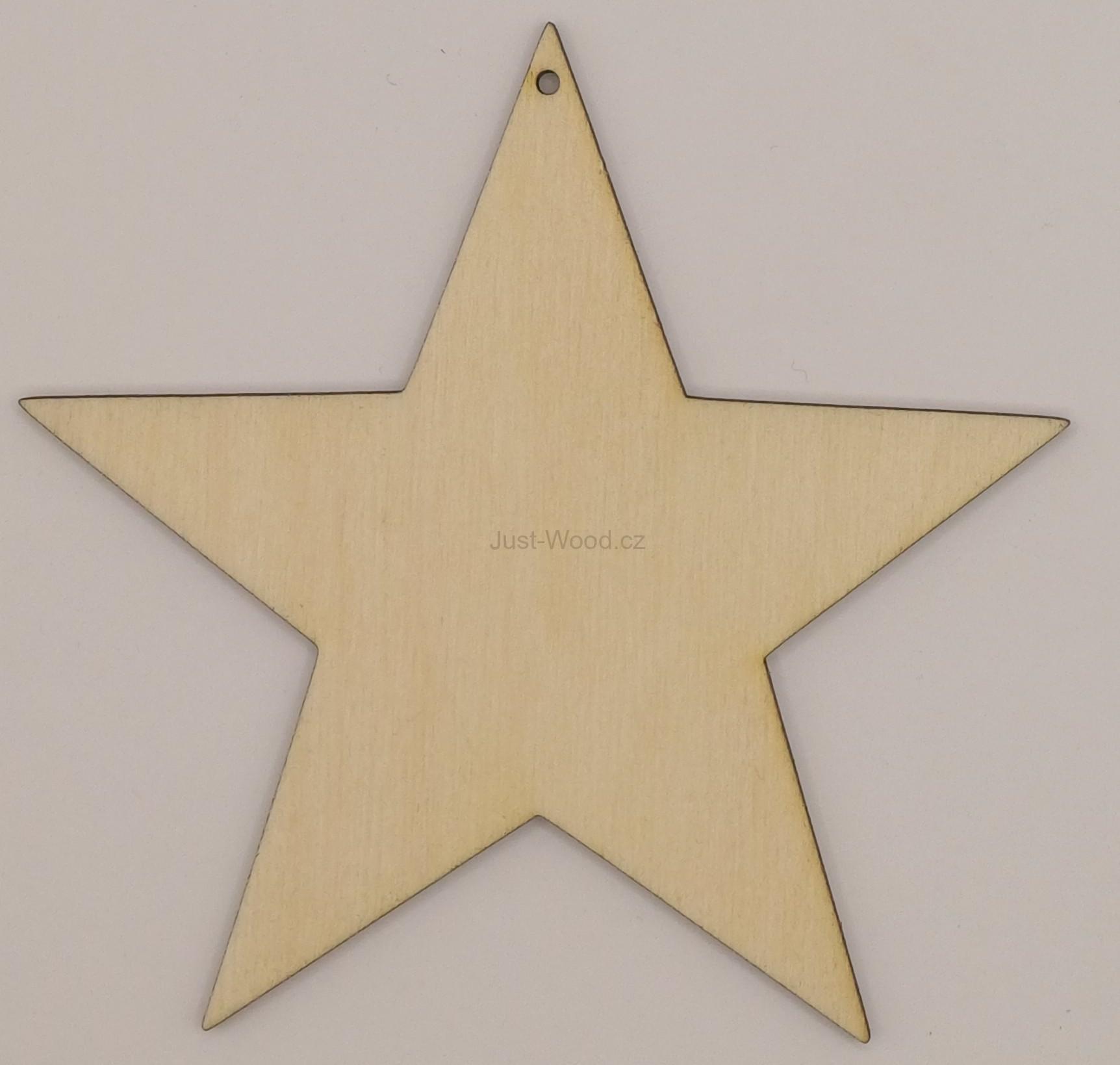 Ozdoba - Hvězda (10 cm)