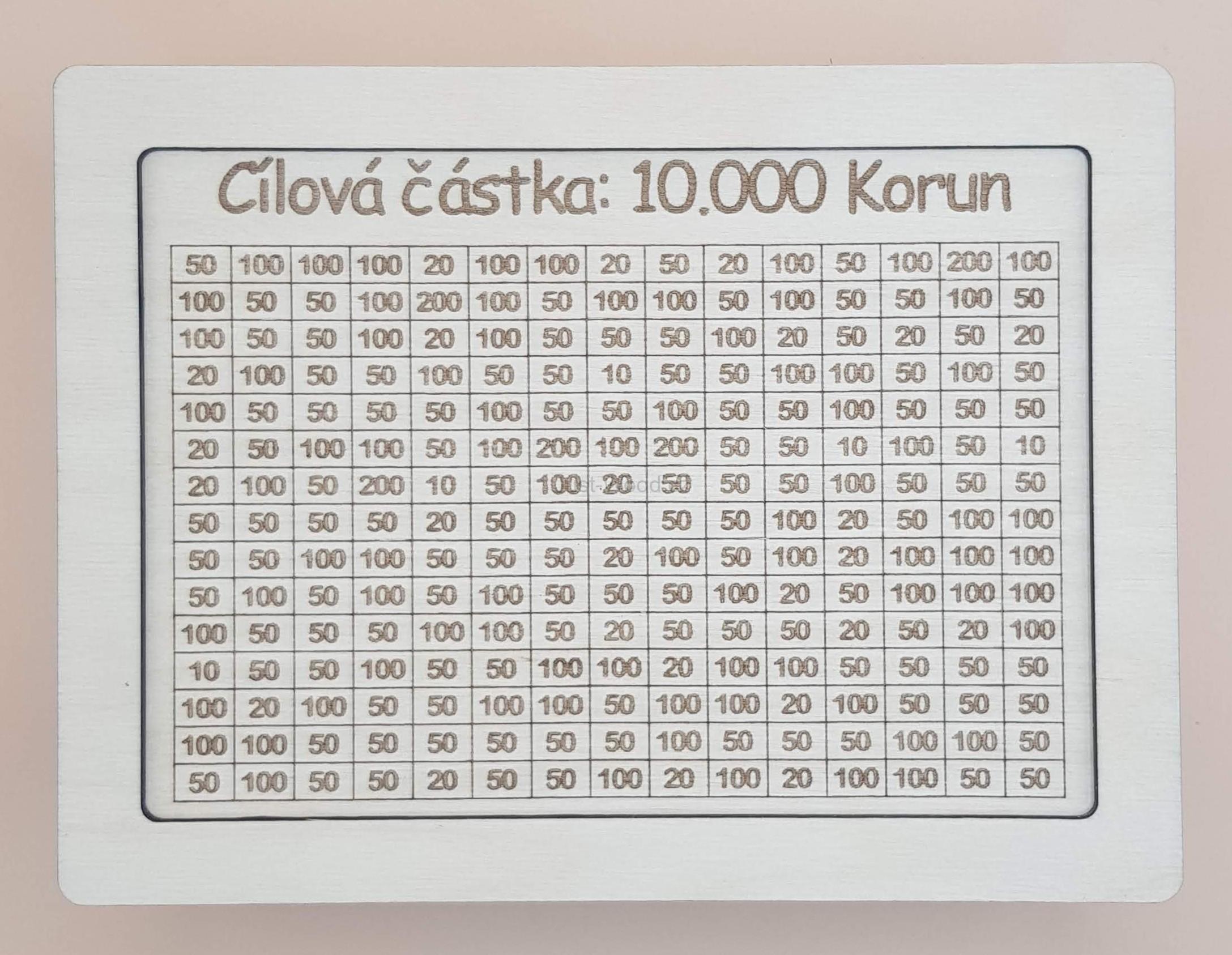 Dřevěná Pokadnička 150 x 200 x 56 mm