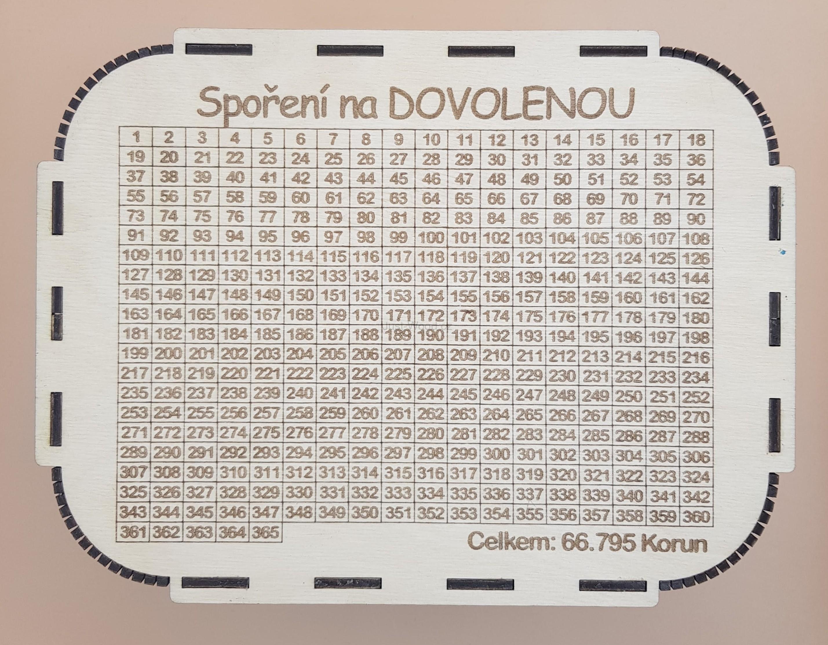 Dřevěná Pokadnička 175 x 230 x 100 mm