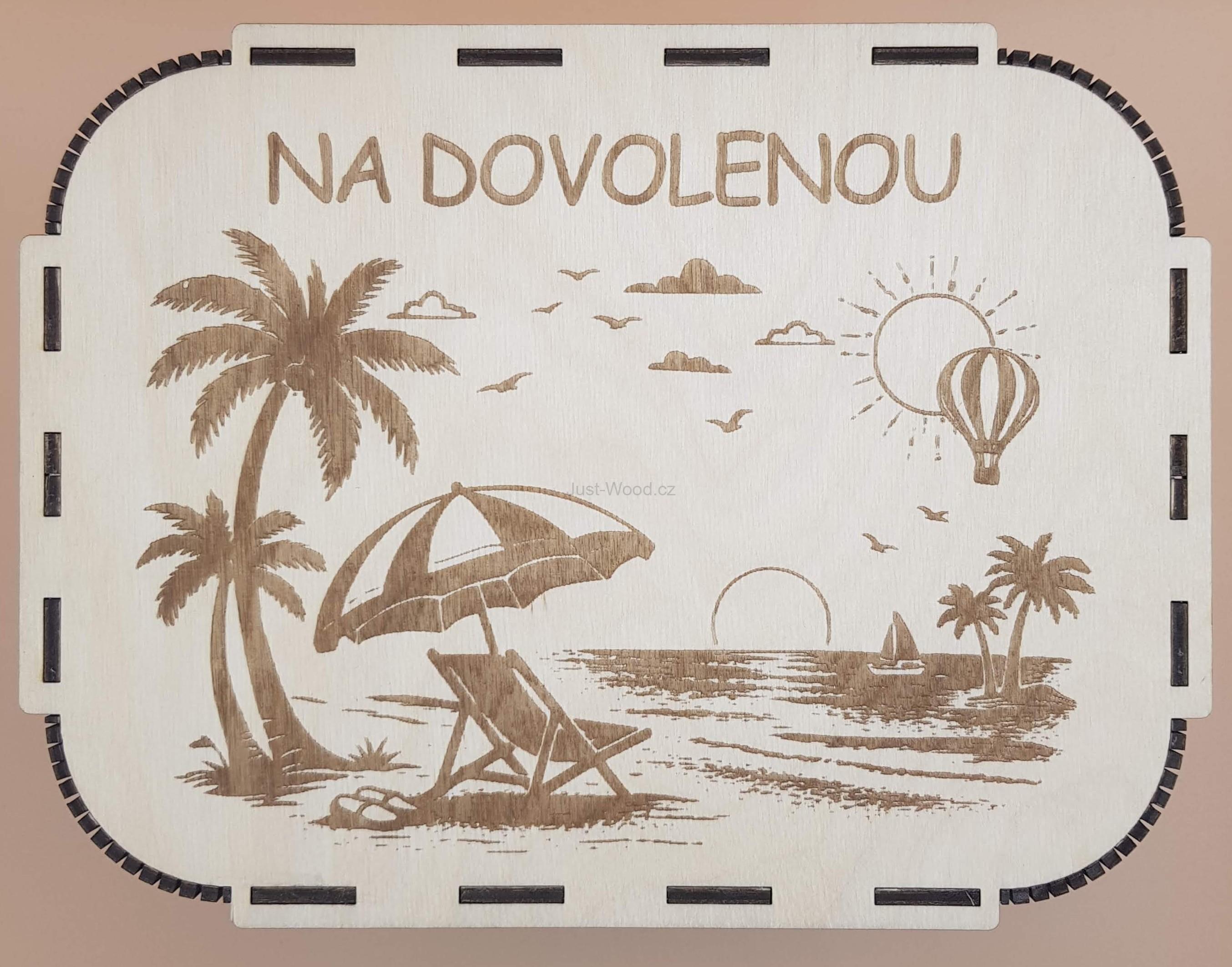 Dřevěná Pokadnička 175 x 230 x 100 mm