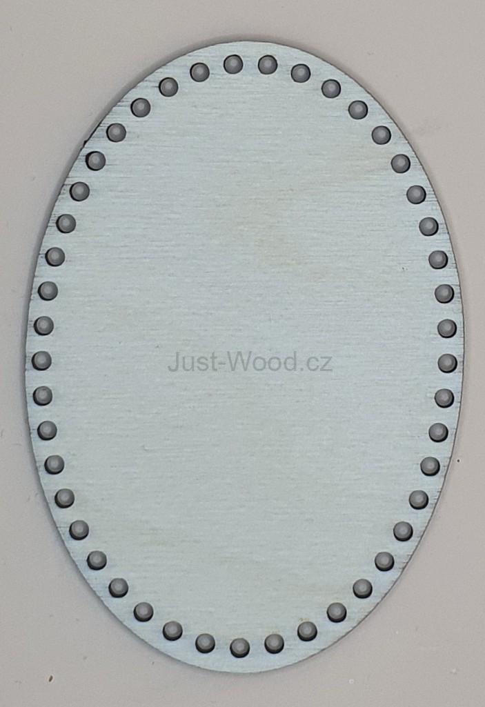 Dřevěné dno na háčkovaný košík – ovál (10–35 cm)