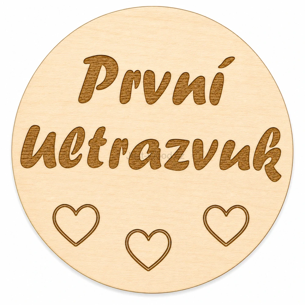 Milníková kartička - první ultrazvuk