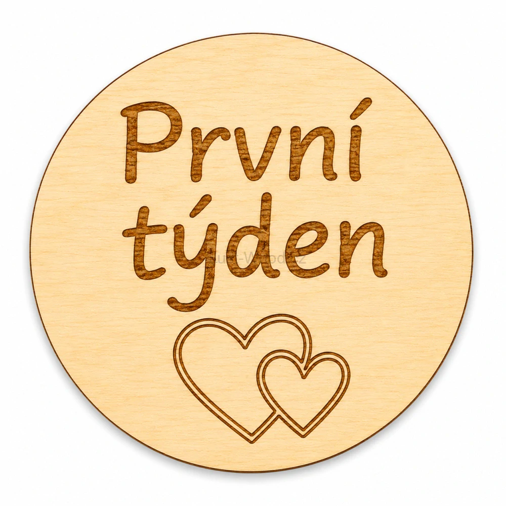 Milníková kartička - první týden