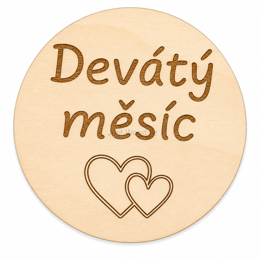 Milníková kartička - devátý měsíc