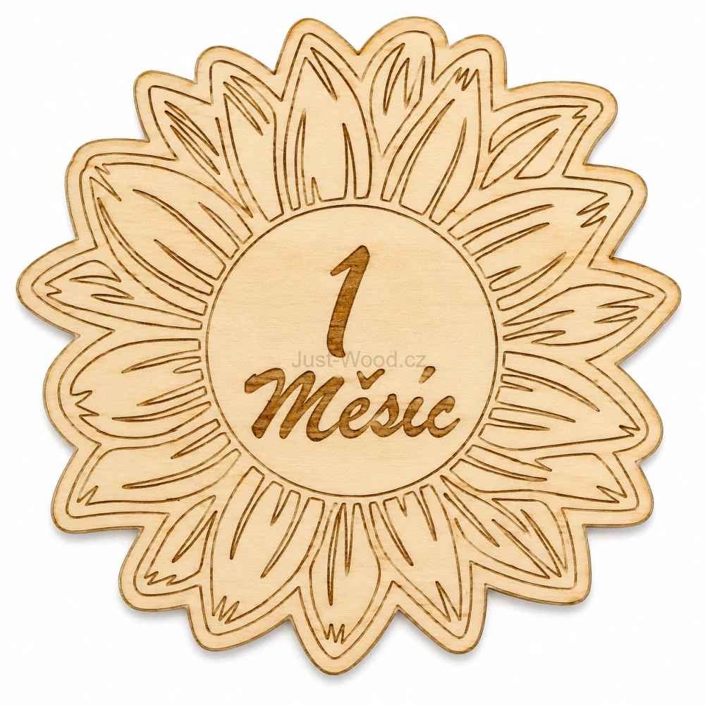 Milníková kartička - Kopretina 1. měsíc