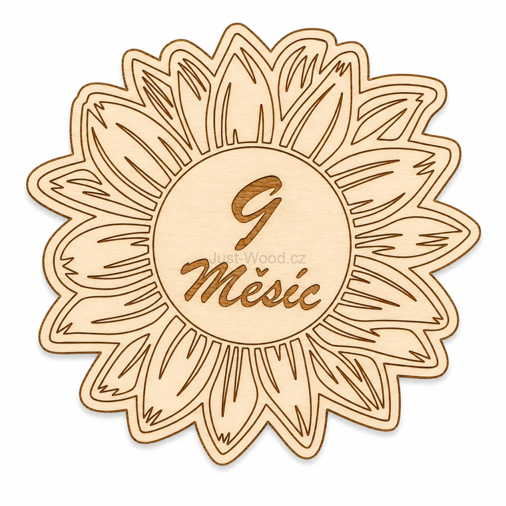 Milníková kartička - Kopretina 9. měsíc