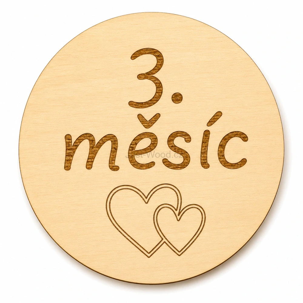 Milníková kartička - 3. měsíc