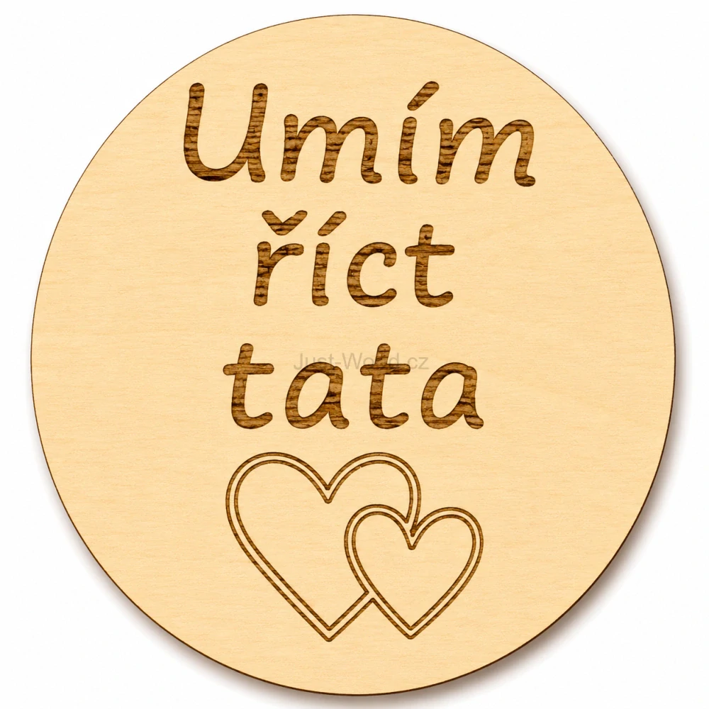 Milníková kartička - Umím říct táta
