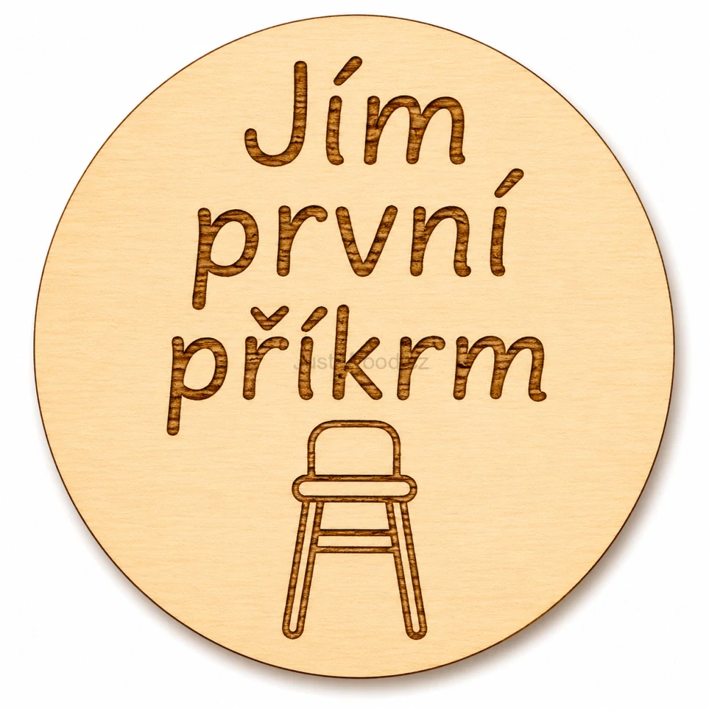 Milníková kartička - jím první příkrm