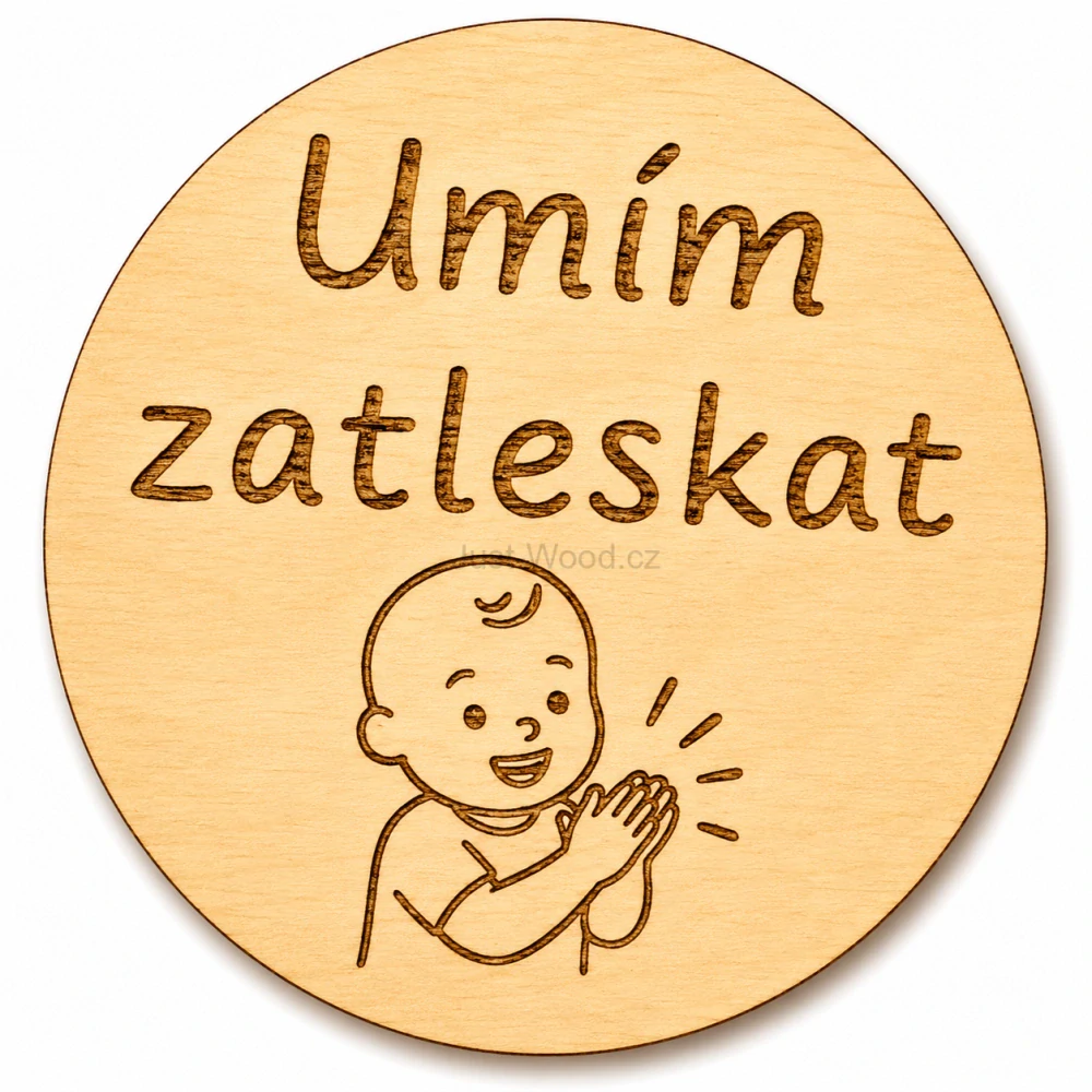 Milníková kartička - umím zatleskat