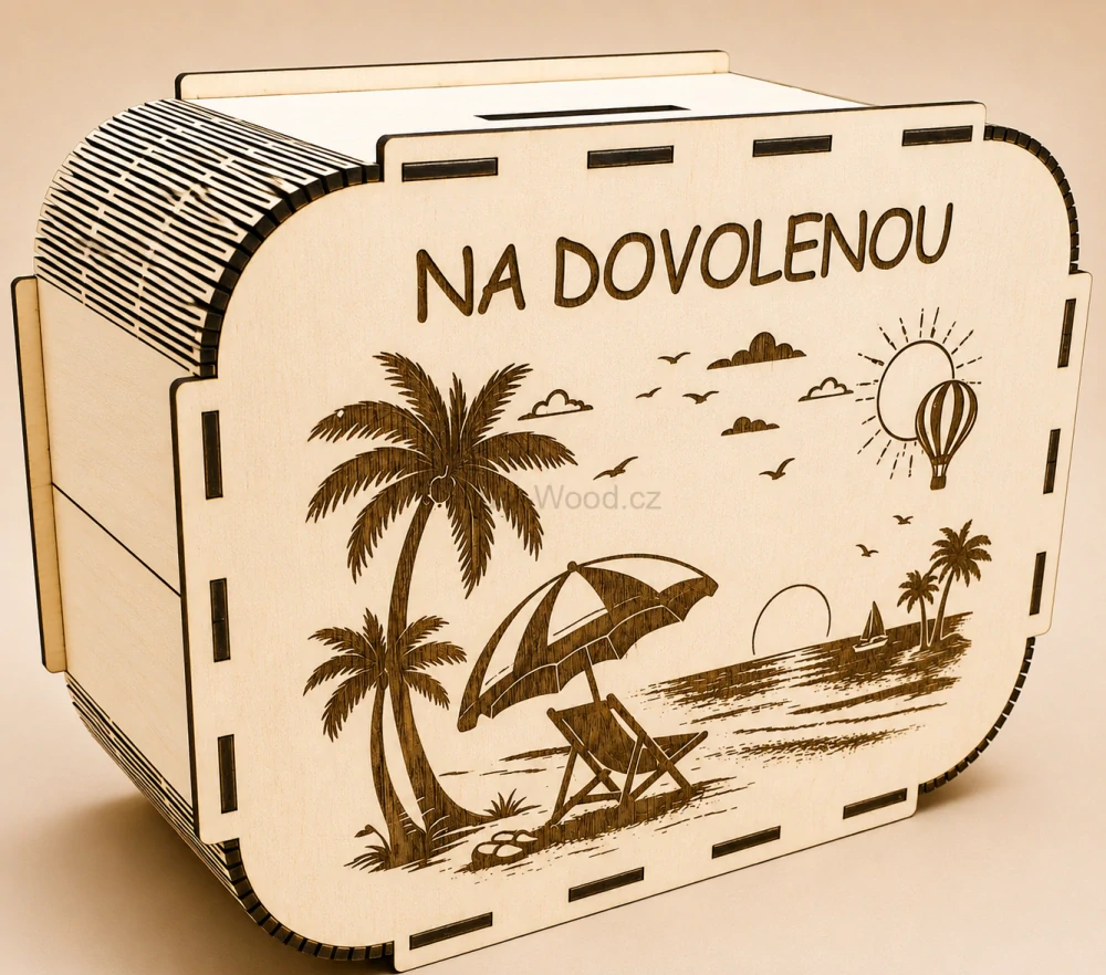 Dřevěná Pokadnička 175 x 230 x 100 mm
