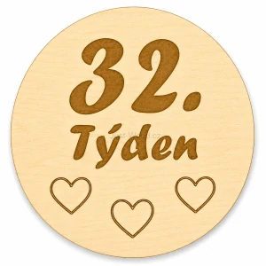 Milníková kartička - 32. týden