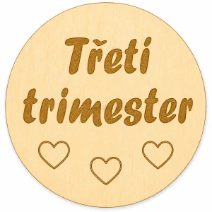 Milníková kartička - třetí trimestr