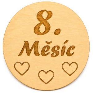 Milníková kartička - 8. měsíc