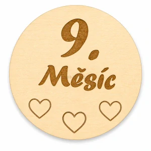 Milníková kartička - 9. měsíc