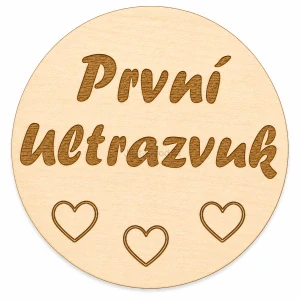 Milníková kartička - první ultrazvuk