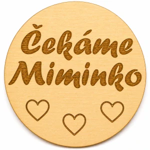 Milníková kartička - čekáme miminko
