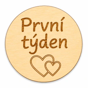 Milníková kartička - první týden