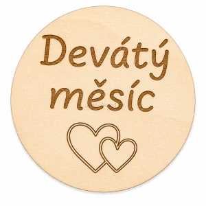 Milníková kartička - devátý měsíc