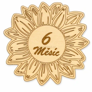 Milníková kartička - Kopretina 6. měsíc