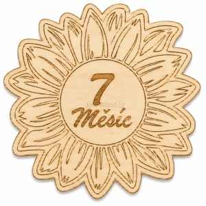 Milníková kartička - Kopretina 7. měsíc