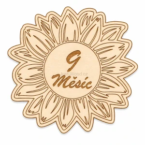 Milníková kartička - Kopretina 9. měsíc