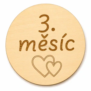 Milníková kartička - 3. měsíc